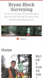 Mobile Screenshot of bryanblocksurveying.com